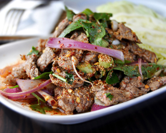 Image: Waterfall Beef Salad (Nuea Nam Tok)